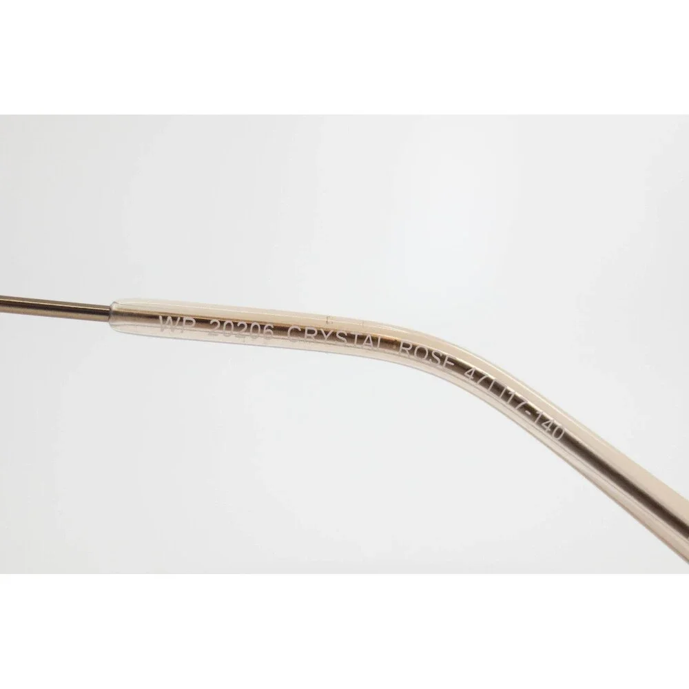 Warby Parker 20206 Crystal Rose Eyeglasses Round Pink Frames 47-17-140 Eyewear